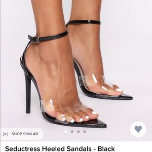 Fashion nova seductress heels size 9